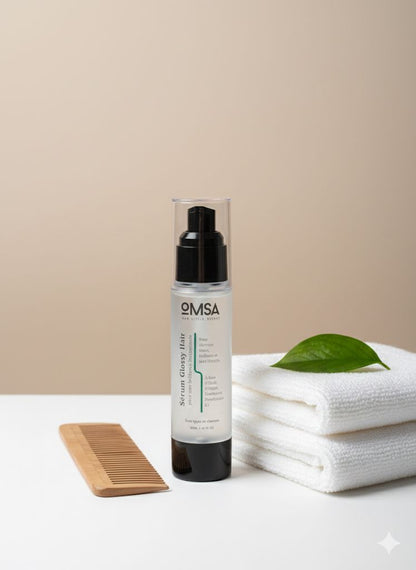 Sérum Glossy Hair OMSA – Éclat Miroir & Finition Soyeuse